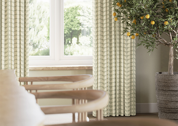 Orla Kiely Solid Stem, Pebble - Made to Measure Curtains - Image 5